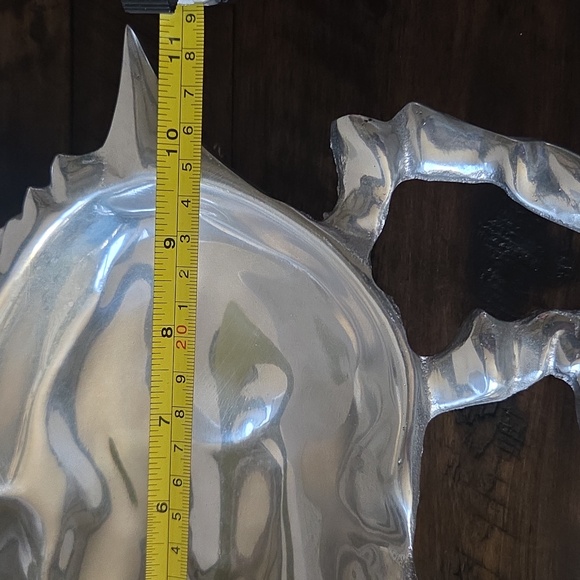 Beautiful Pewter Crab Appetizer Serving Dish. Great Condition!🦀 - Picture 6 of 6